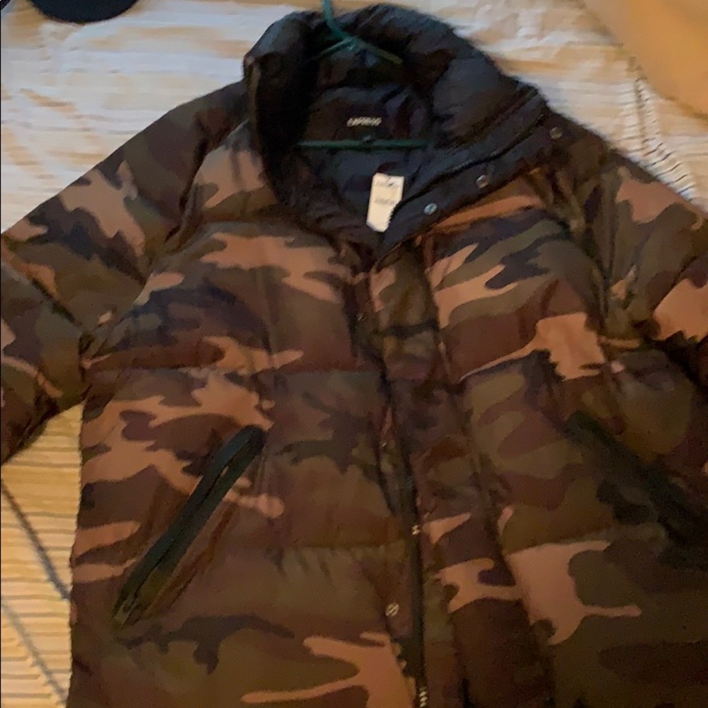 Express Camo puffer jacket